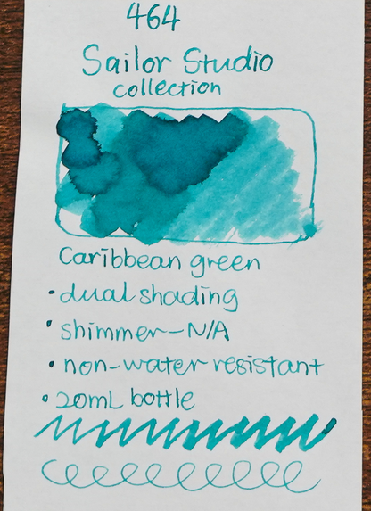 Sailor Ink Studio Review - Ink Swatch - 464