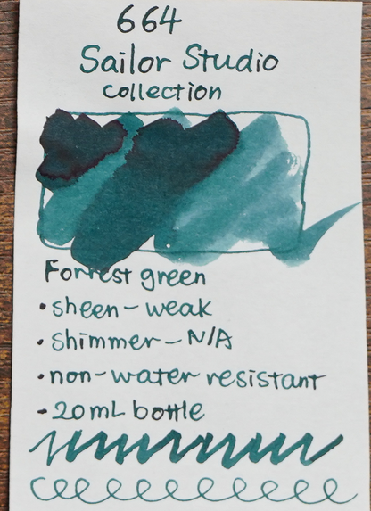 SAILOR - Ink Studio 20mL Bottle Ink  - Part II (#540 ~ #973) - Buchan's Kerrisdale Stationery