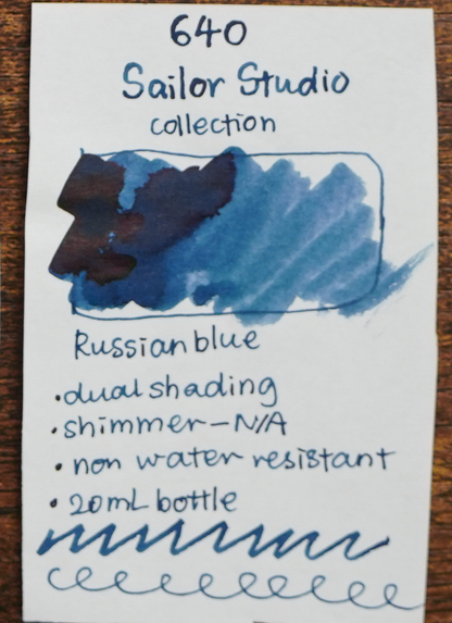 SAILOR - Ink Studio 20mL Bottle Ink  - Part II (#540 ~ #973) - Buchan's Kerrisdale Stationery