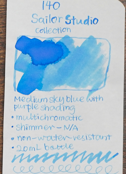 SAILOR - Ink Studio 20mL Bottle Ink  - Part I (#023 ~ #530) - Buchan's Kerrisdale Stationery