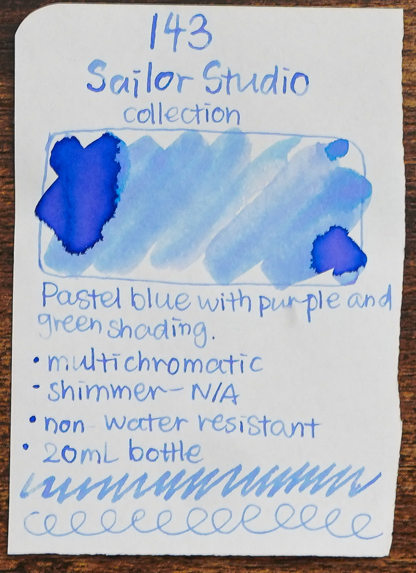 SAILOR - Ink Studio 20mL Bottle Ink  - Part I (#023 ~ #530) - Buchan's Kerrisdale Stationery