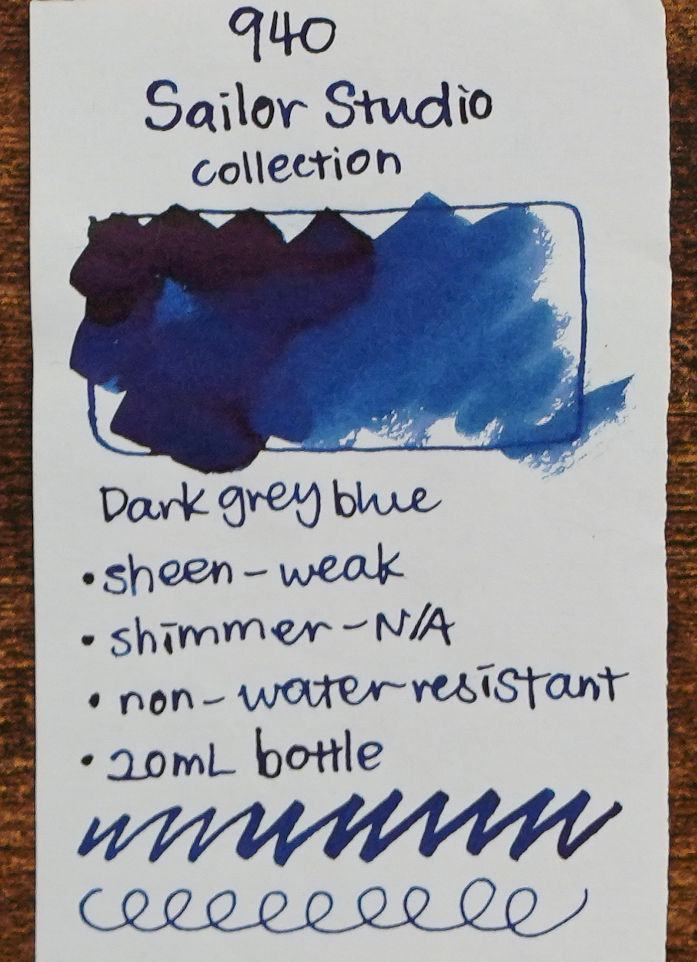 SAILOR - Ink Studio 20mL Bottle Ink  - Part II (#540 ~ #973) - Buchan's Kerrisdale Stationery