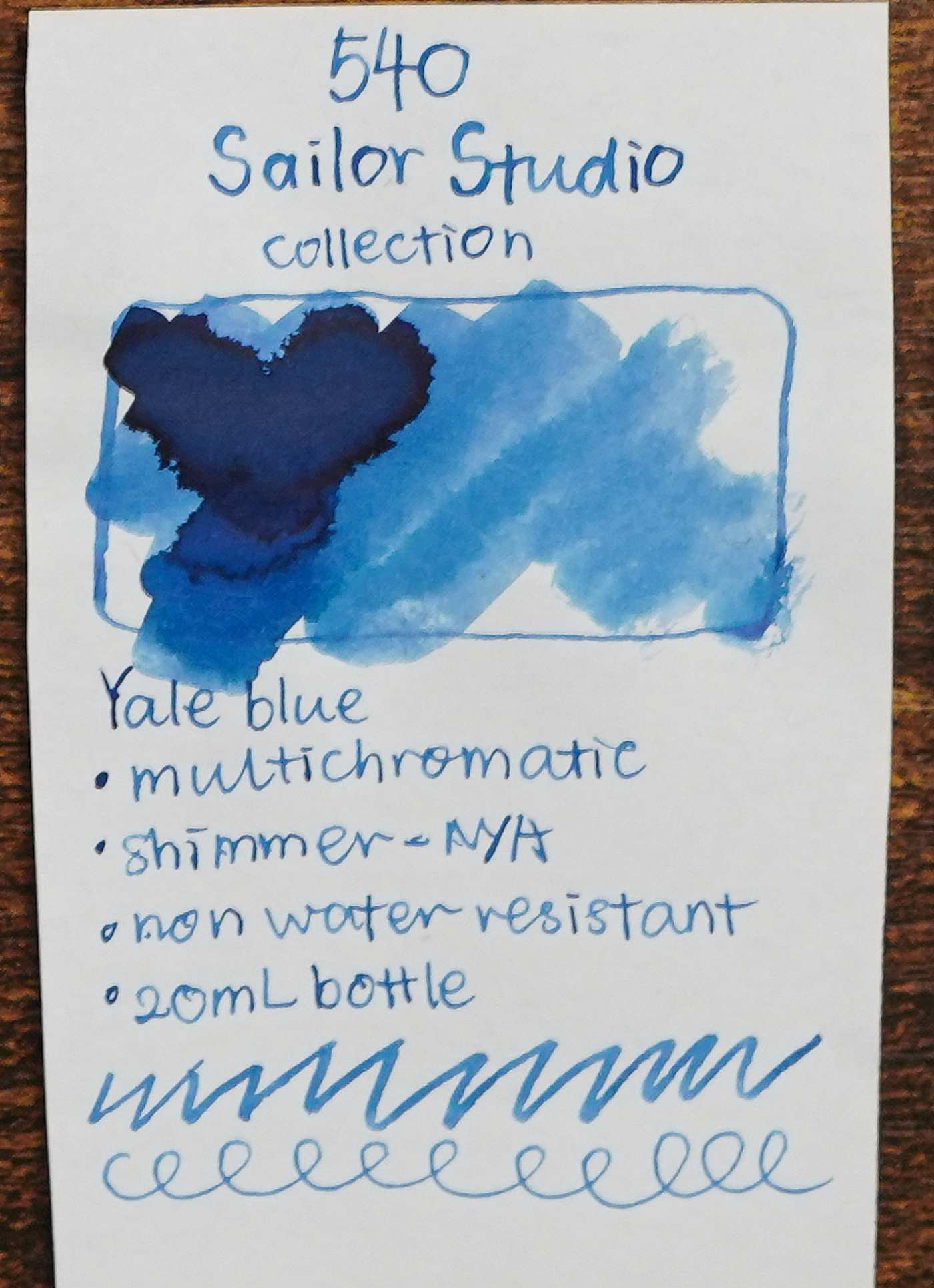 SAILOR - Ink Studio 20mL Bottle Ink  - Part II (#540 ~ #973) - Buchan's Kerrisdale Stationery