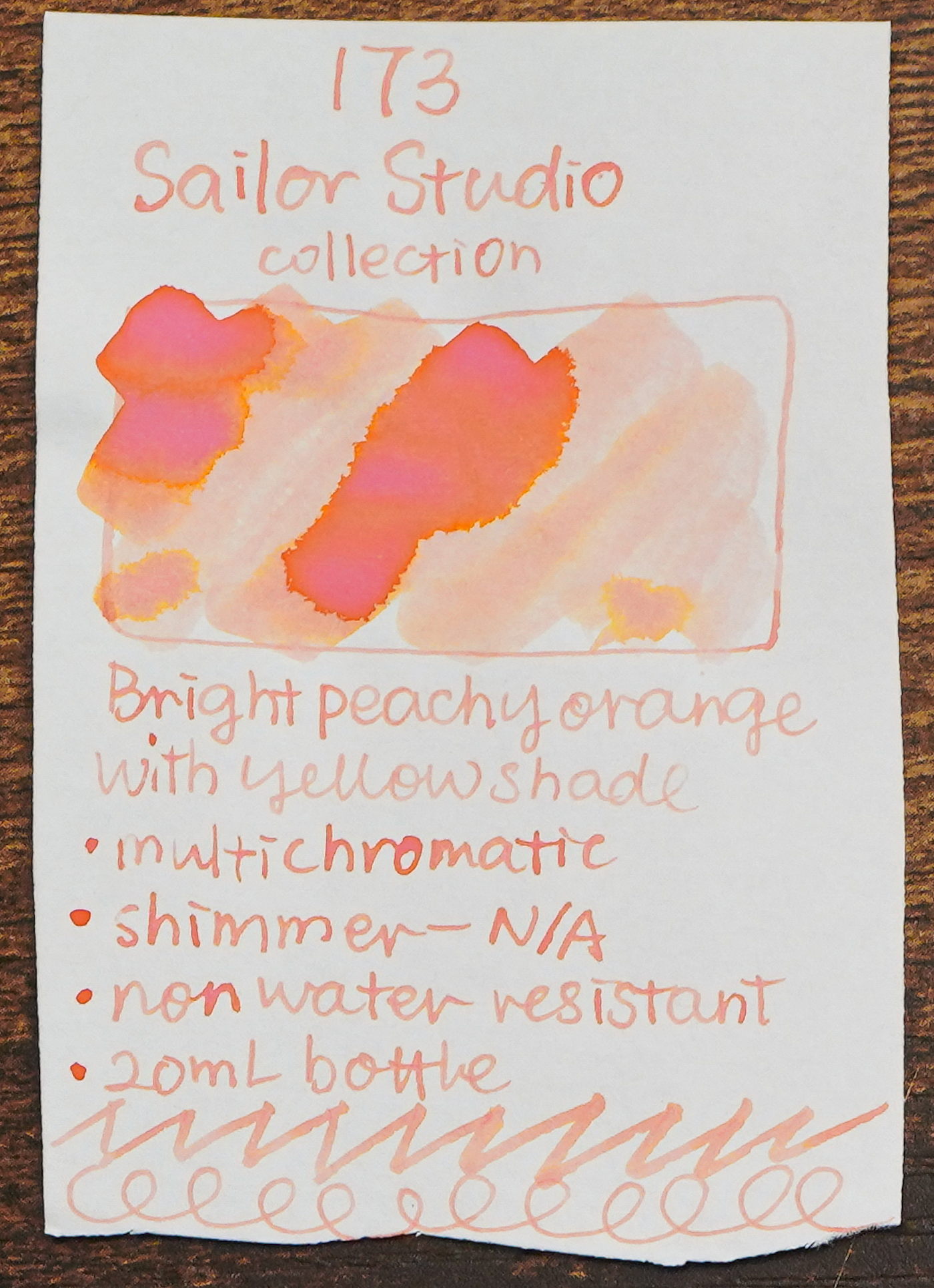 SAILOR - Ink Studio 20mL Bottle Ink  - Part I (#023 ~ #530) - Buchan's Kerrisdale Stationery