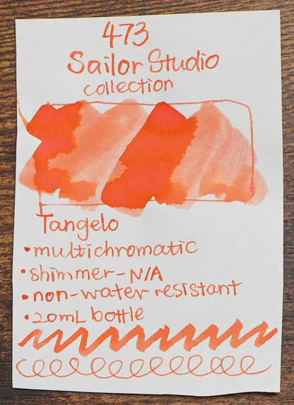 SAILOR - Ink Studio 20mL Bottle Ink  - Part I (#023 ~ #530) - Buchan's Kerrisdale Stationery