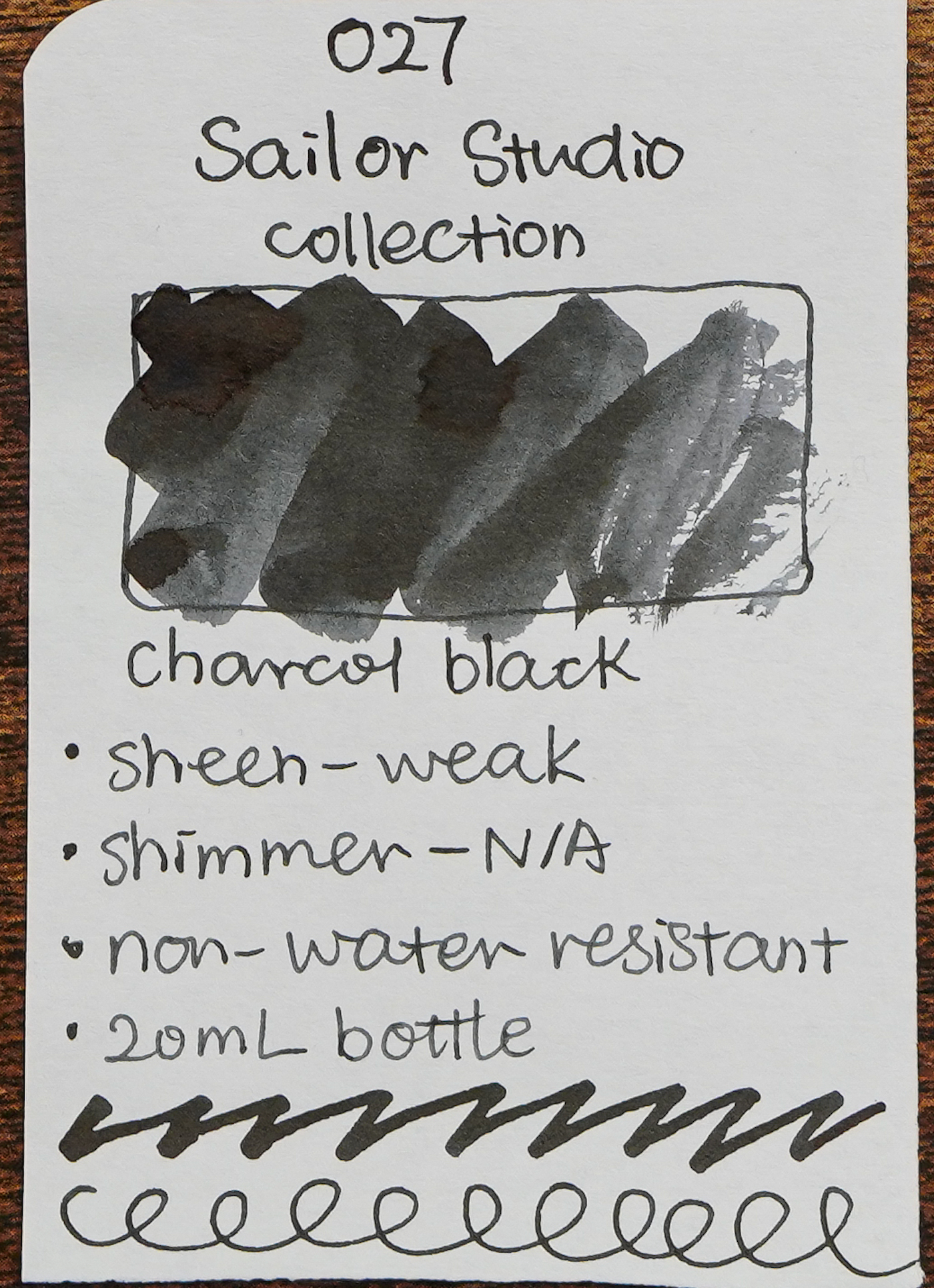 Sailor Ink Studio - Ink Swatch - 027