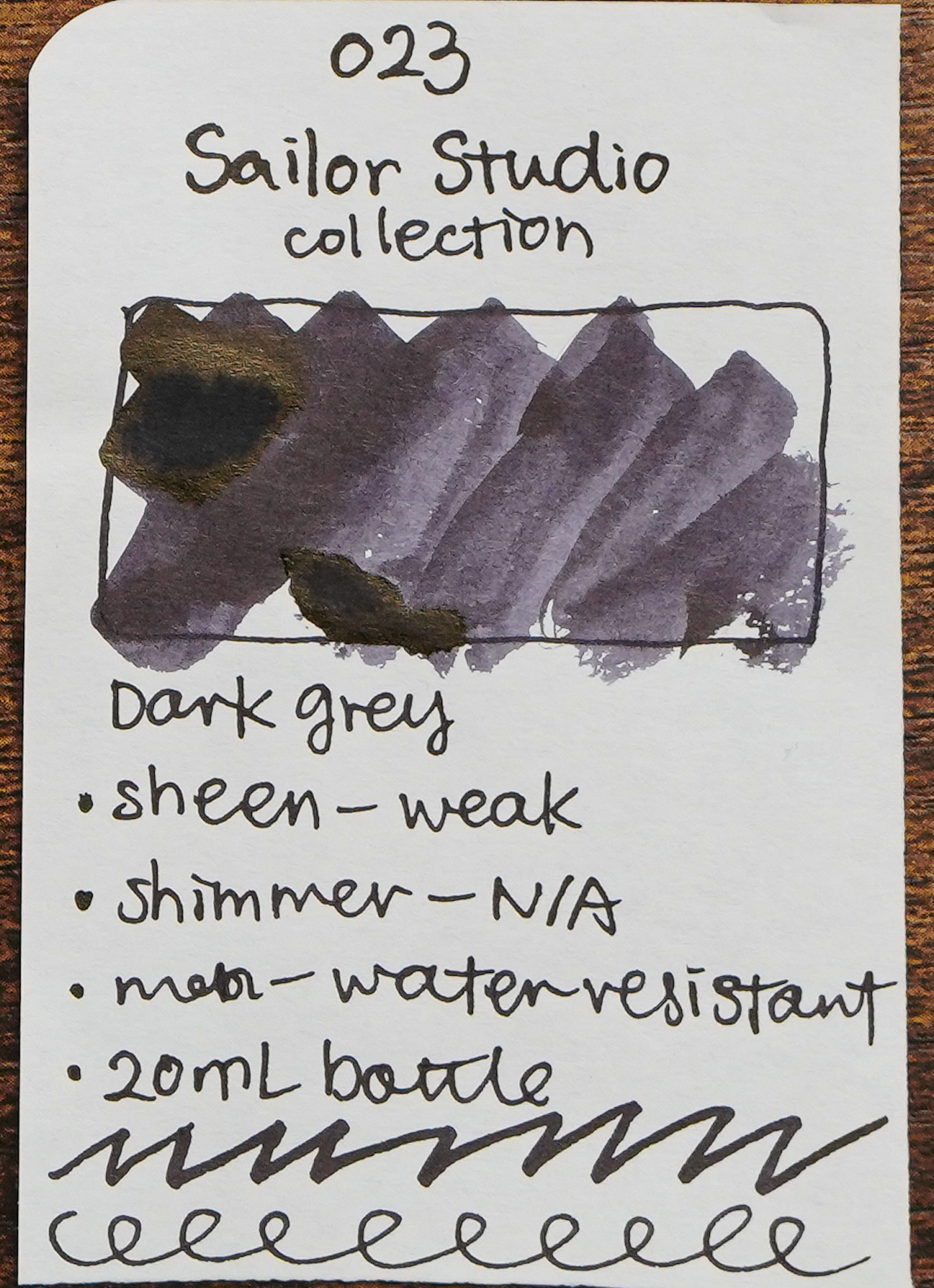 SAILOR - Ink Studio 20mL Bottle Ink  - Part I (#023 ~ #530) - Buchan's Kerrisdale Stationery