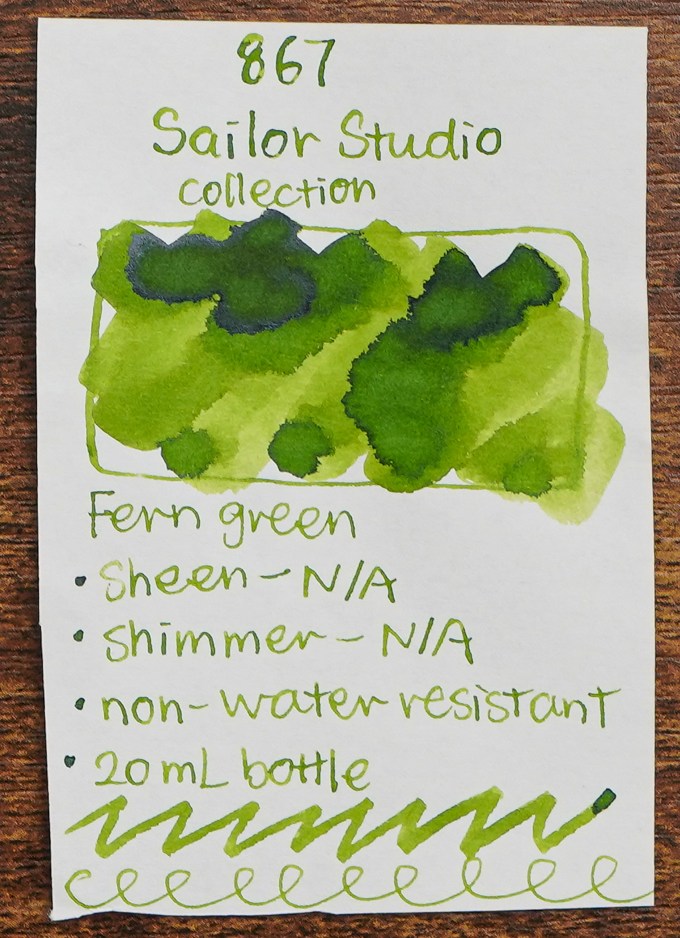 SAILOR - Ink Studio 20mL Bottle Ink  - Part II (#540 ~ #973) - Buchan's Kerrisdale Stationery