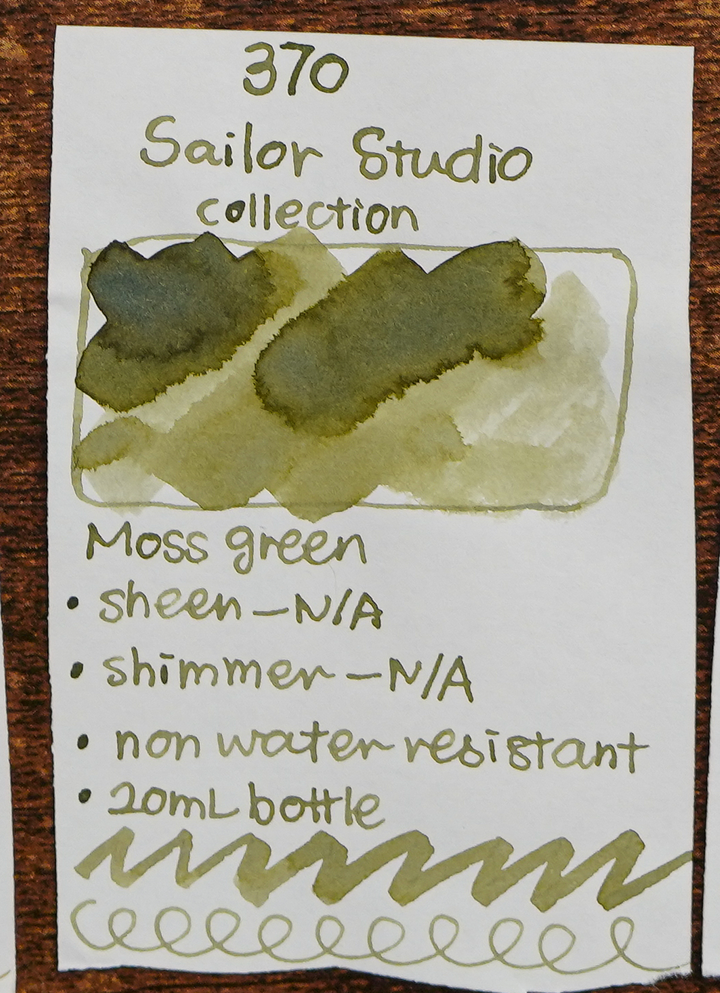 SAILOR - Ink Studio 20mL Bottle Ink  - Part I (#023 ~ #530) - Buchan's Kerrisdale Stationery