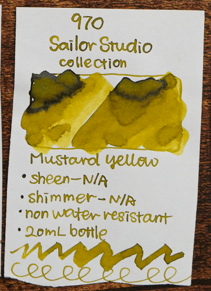 SAILOR - Ink Studio 20mL Bottle Ink  - Part II (#540 ~ #973) - Buchan's Kerrisdale Stationery