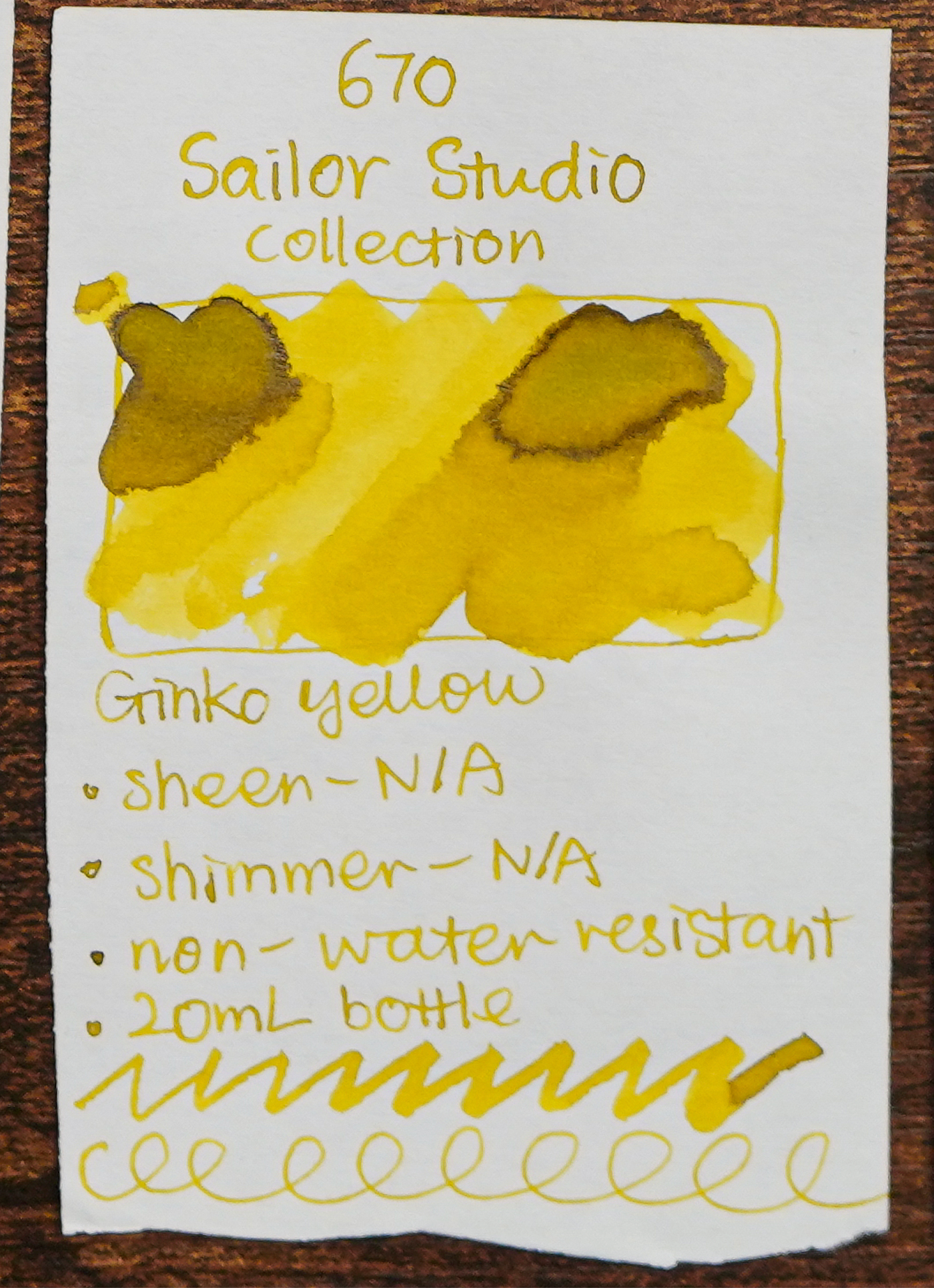 SAILOR - Ink Studio 20mL Bottle Ink  - Part II (#540 ~ #973) - Buchan's Kerrisdale Stationery