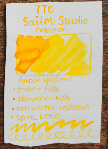 SAILOR - Ink Studio 20mL Bottle Ink  - Part II (#540 ~ #973) - Buchan's Kerrisdale Stationery