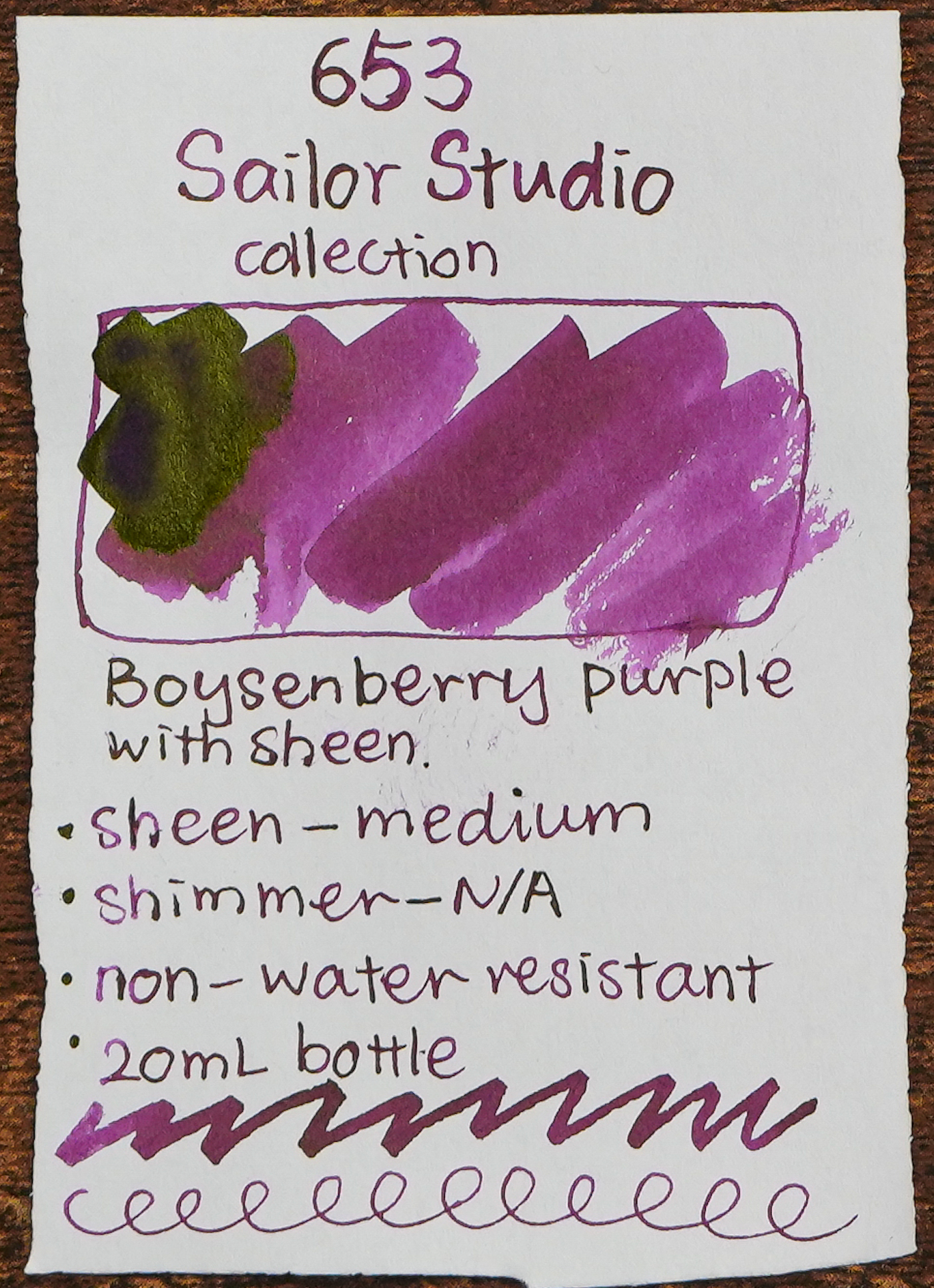 SAILOR - Ink Studio 20mL Bottle Ink  - Part II (#540 ~ #973) - Buchan's Kerrisdale Stationery