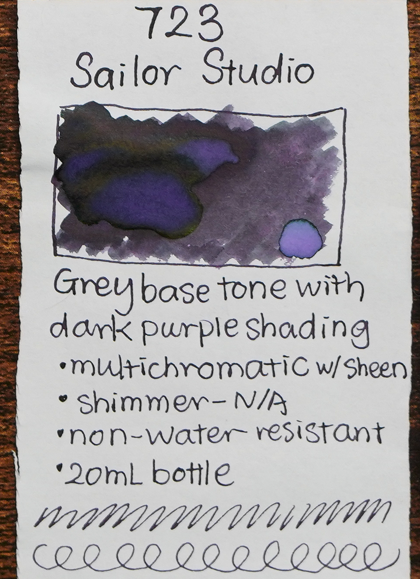 SAILOR - Ink Studio 20mL Bottle Ink  - Part II (#540 ~ #973) - Buchan's Kerrisdale Stationery