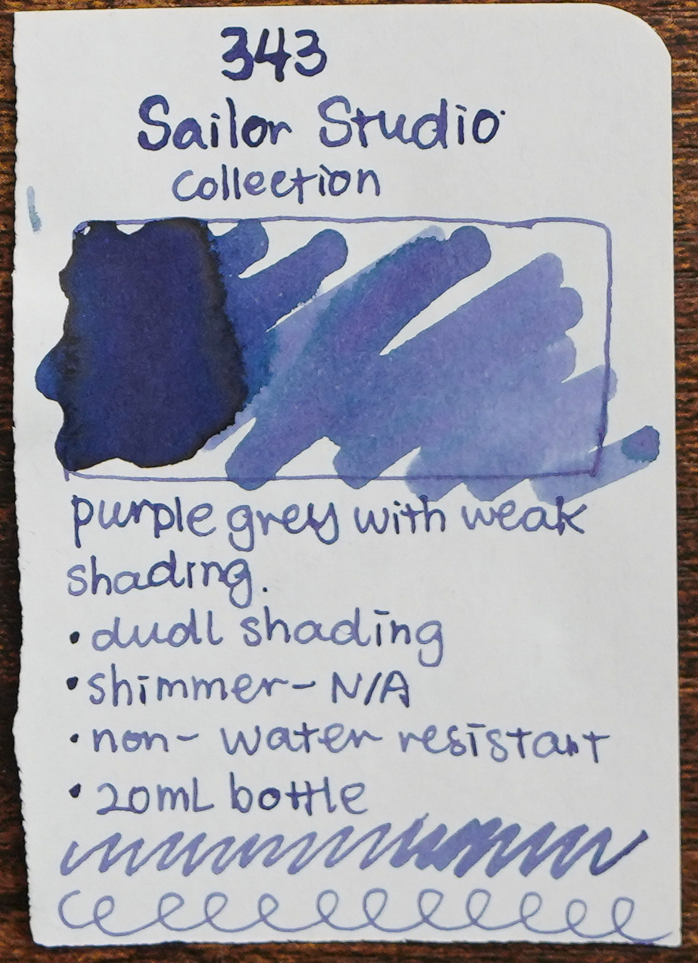 SAILOR - Ink Studio 20mL Bottle Ink  - Part I (#023 ~ #530) - Buchan's Kerrisdale Stationery