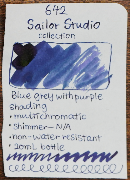 SAILOR - Ink Studio 20mL Bottle Ink  - Part II (#540 ~ #973) - Buchan's Kerrisdale Stationery