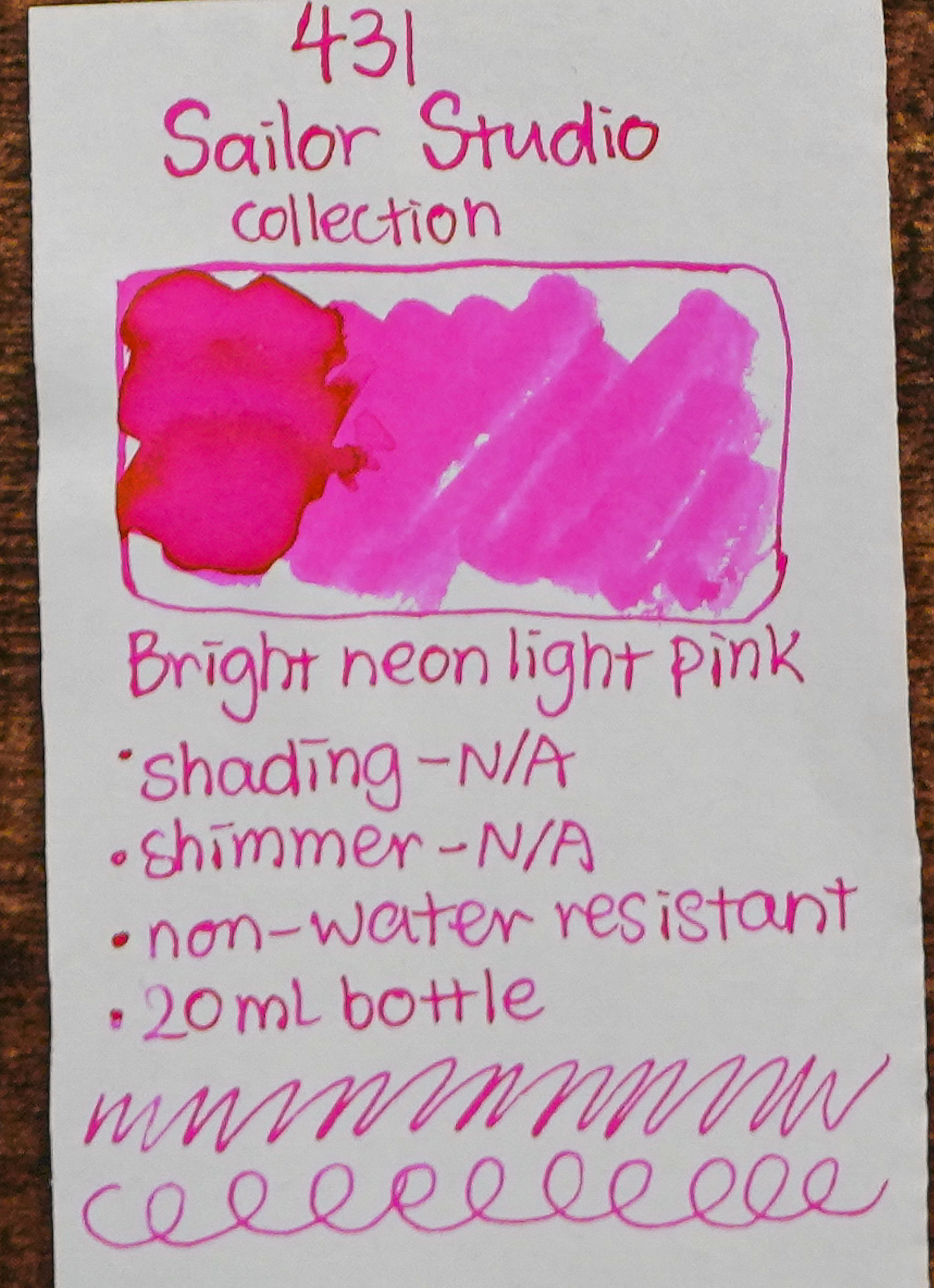 SAILOR - Ink Studio 20mL Bottle Ink  - Part I (#023 ~ #530) - Buchan's Kerrisdale Stationery