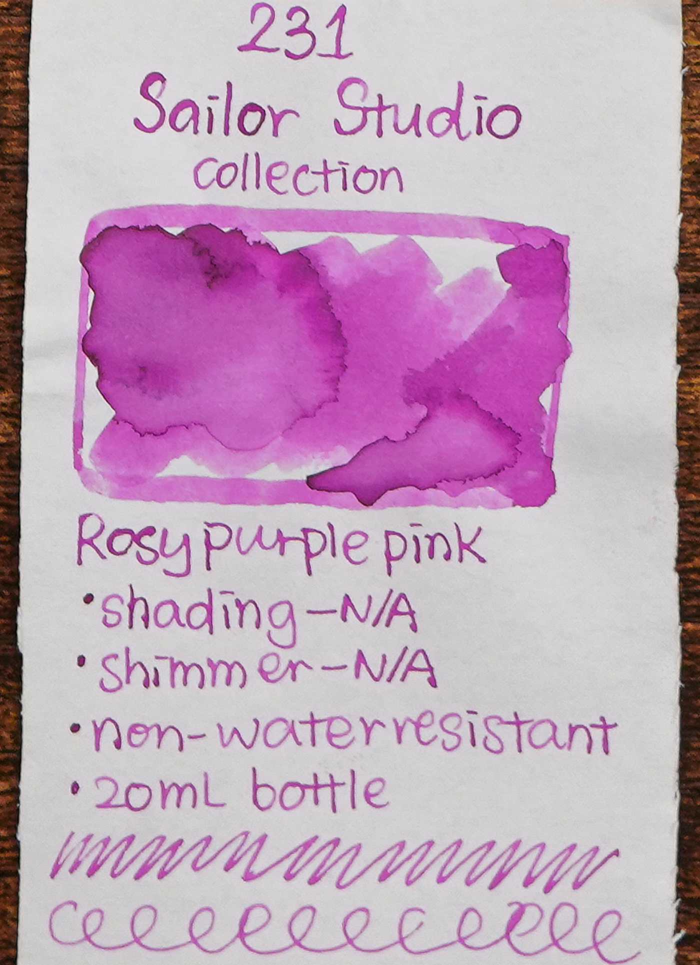 SAILOR - Ink Studio 20mL Bottle Ink  - Part I (#023 ~ #530) - Buchan's Kerrisdale Stationery