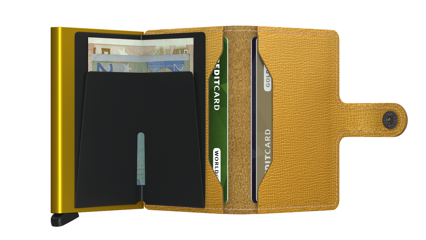 SECRID - MINIWALLET - CRISPLE OCHRE