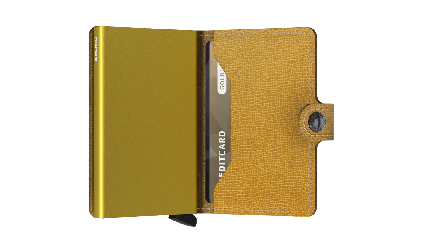 SECRID - MINIWALLET - CRISPLE OCHRE