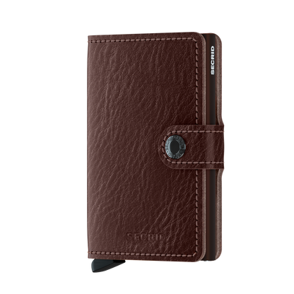 SECRID -  MINIWALLET -  VEG ESPRESSO BROWN