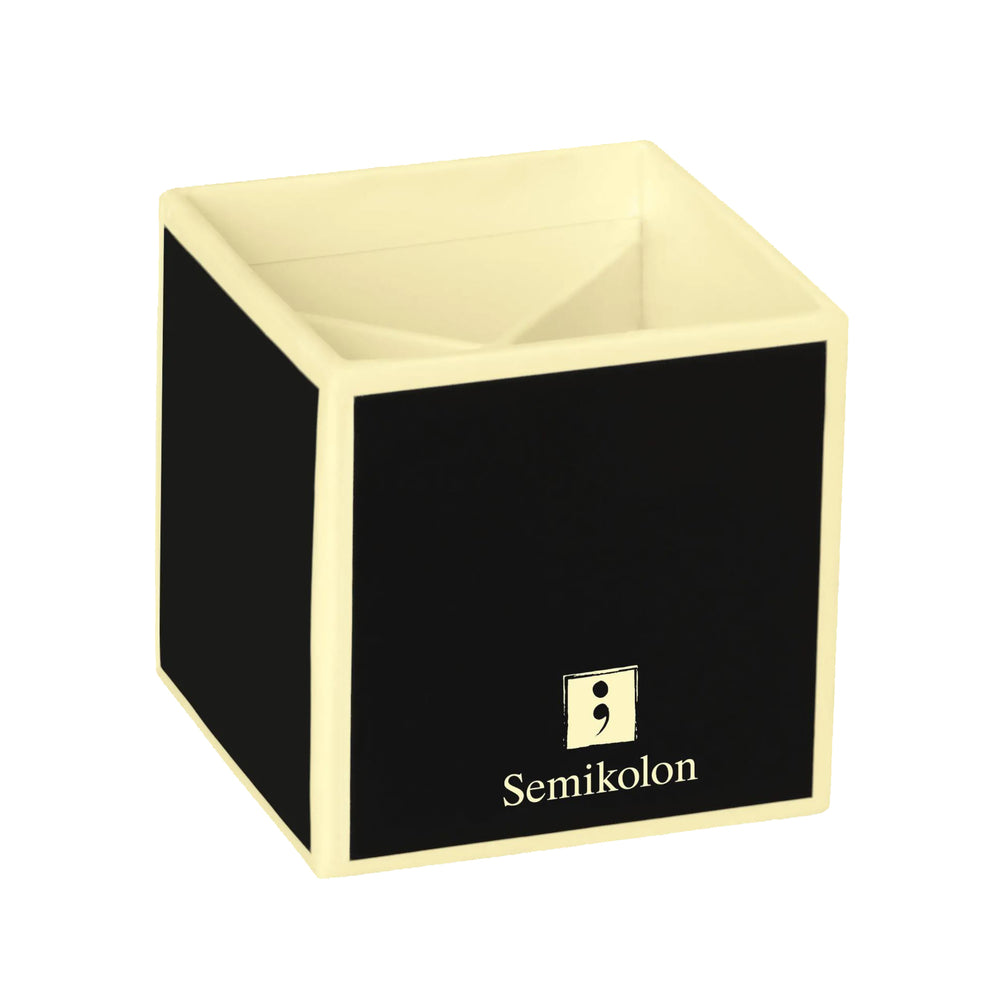 Semikolon Pencil Cup with Four Separate Compartments - Buchan's Kerrisdale Stationery