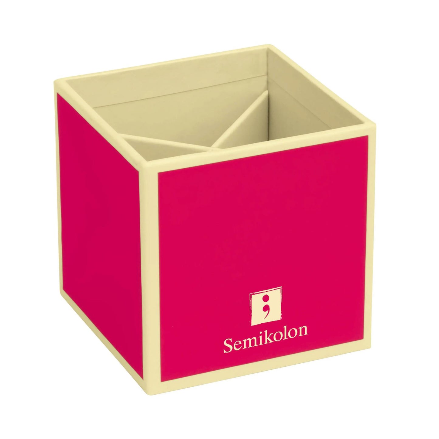 Semikolon Pencil Cup with Four Separate Compartments - Buchan's Kerrisdale Stationery