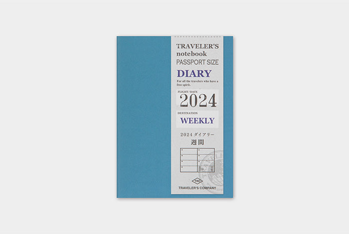 TRAVELER'S NOTEBOOK - Refill 2024 Weekly (Passport size)
