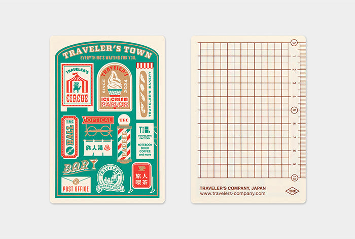 TRAVELER’S NOTEBOOK – Plastic Sheet 2024 (Passport size)