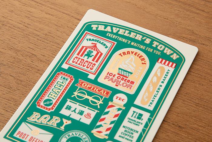 TRAVELER’S NOTEBOOK – Plastic Sheet 2024 (Passport size)