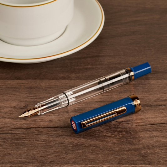 TWSBI - ECO Fountain Pen - Indigo Blue with Bronze Trim