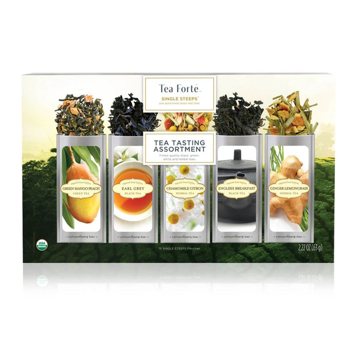 Tea Forte - Single Steeps - Tea Tasting Assortment