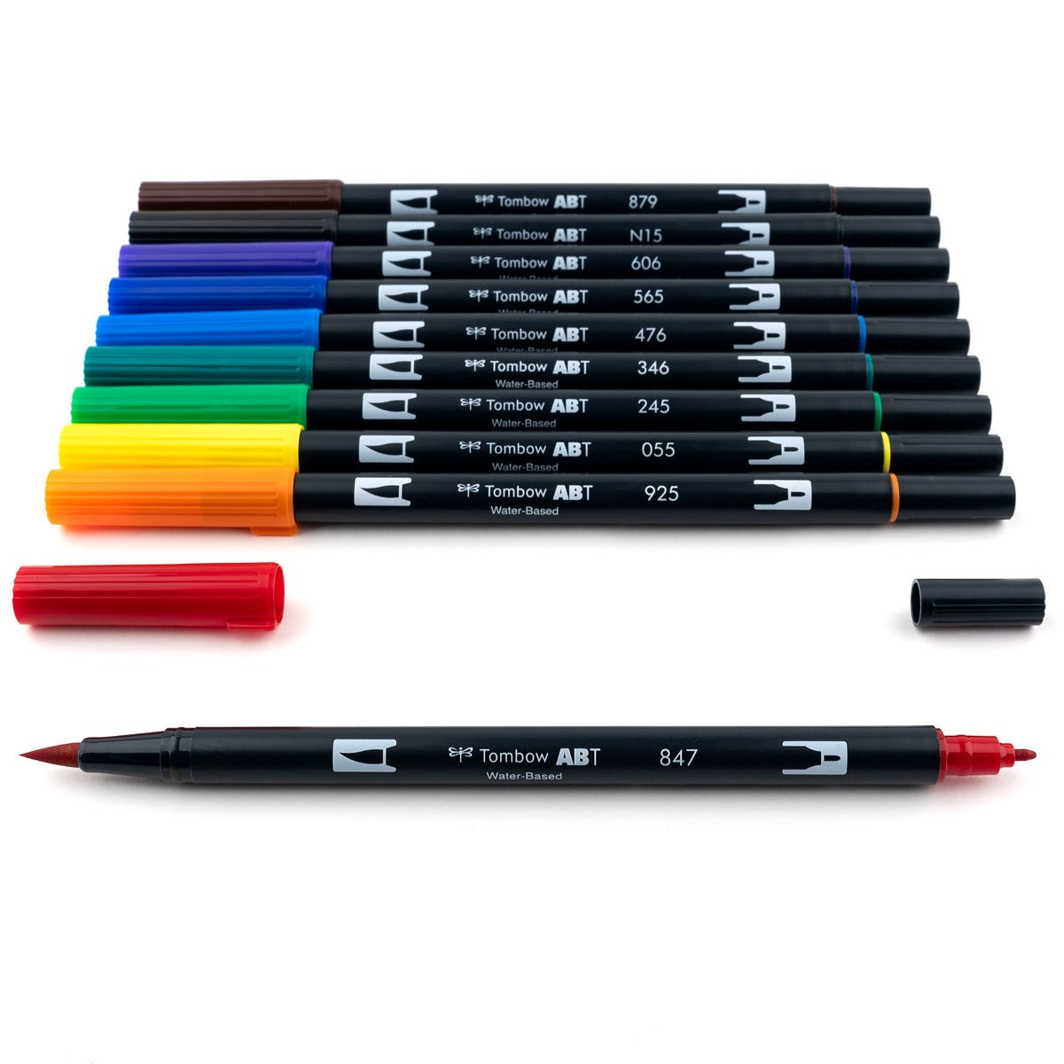 Tombow - Dual Brush Pen Set 10 - Primary