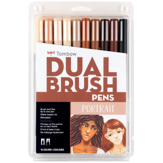 Tombow - Dual Brush Pen Set 10 - Portrait