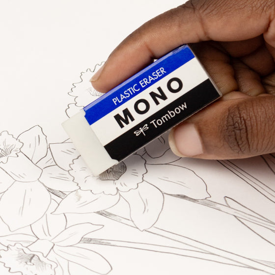 Tombow - MONO Medium Eraser - White