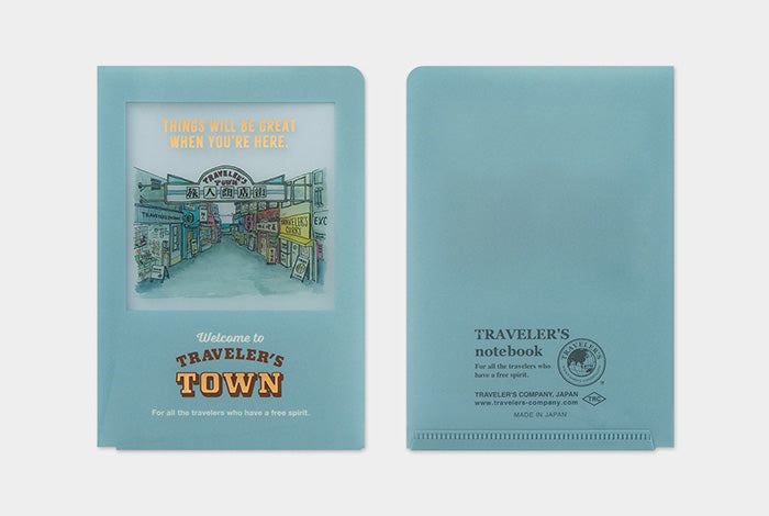 TRAVELER’S NOTEBOOK – Clear Folder 2024 (Passport size)