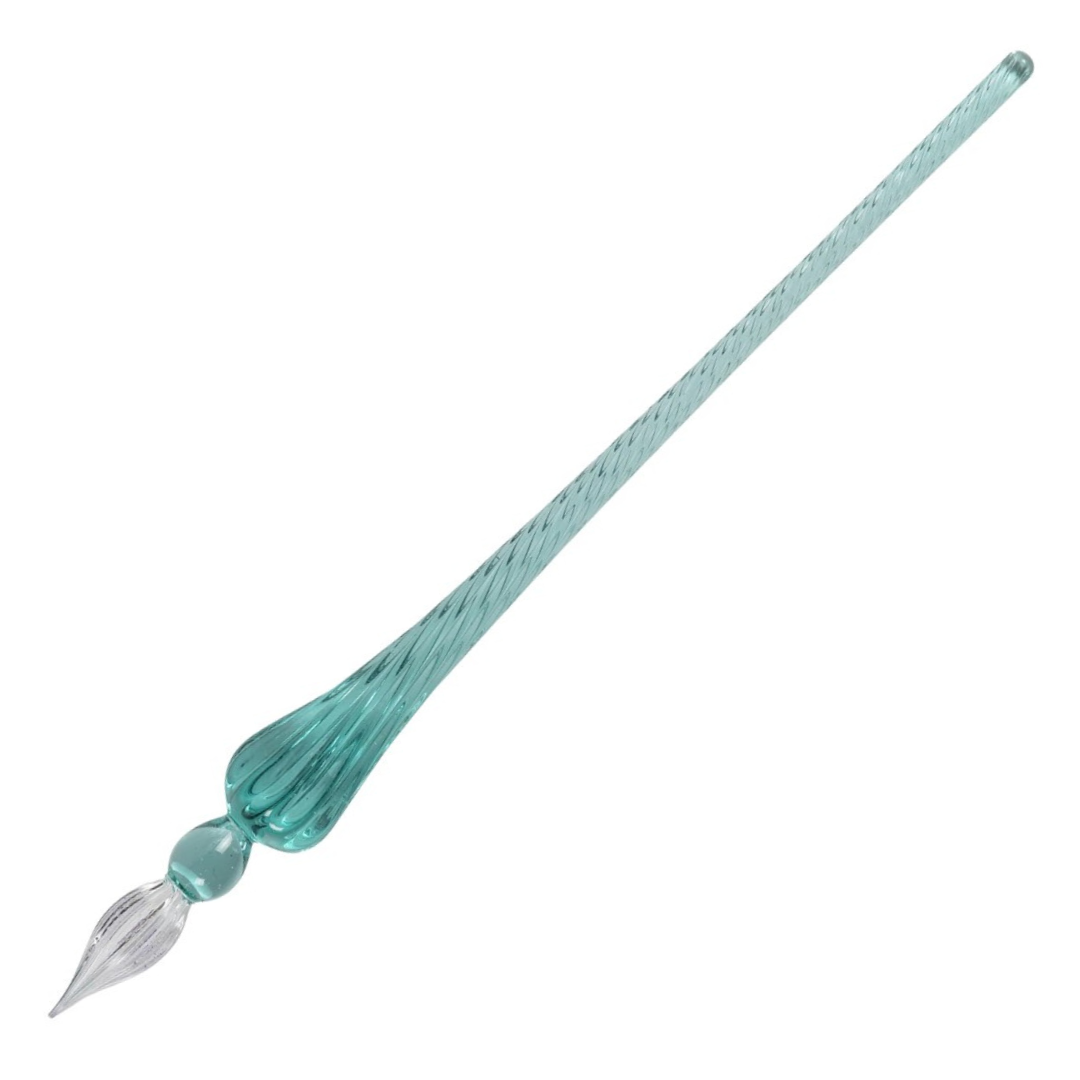 turquoise j herbin glass dip pen
