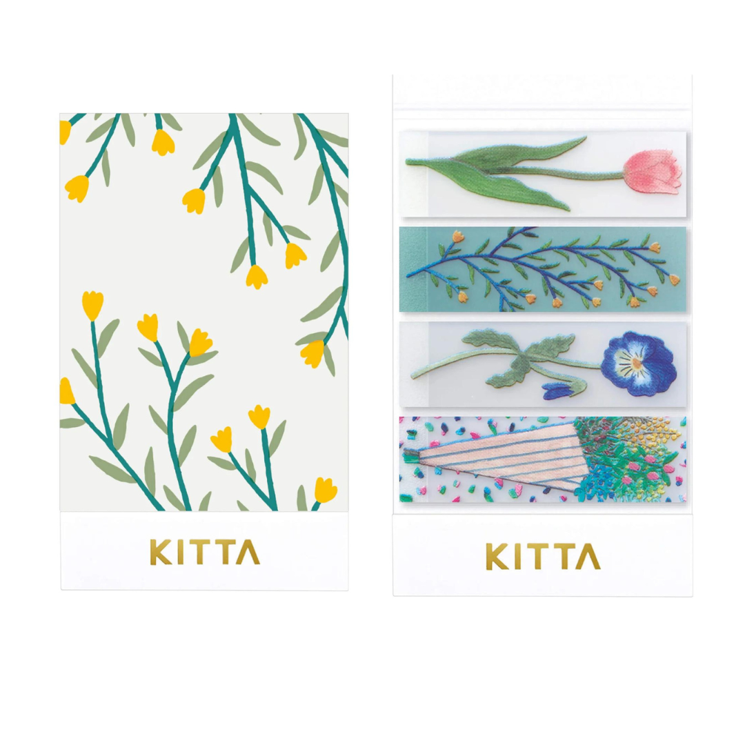 KITTA - CLEAR STICKY NOTE - FLOWER - Canada Vancouver Buchan's Kerrisdale Gift & Stationery Store