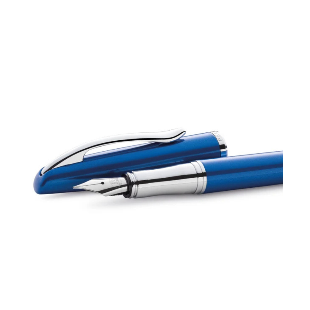 Pelikan - Jazz Noble Elegance P36 Fountain Pen - Saphire Steel - Medium