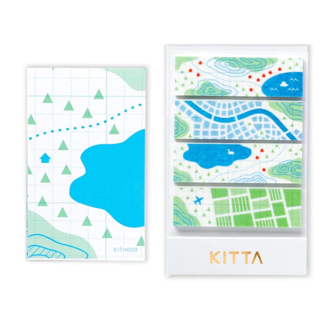 KITTA – STICKY NOTE - MAP - Free shipping to US and Canada - Vancouver Buchan's Kerrisdale Gift & Stationery Store