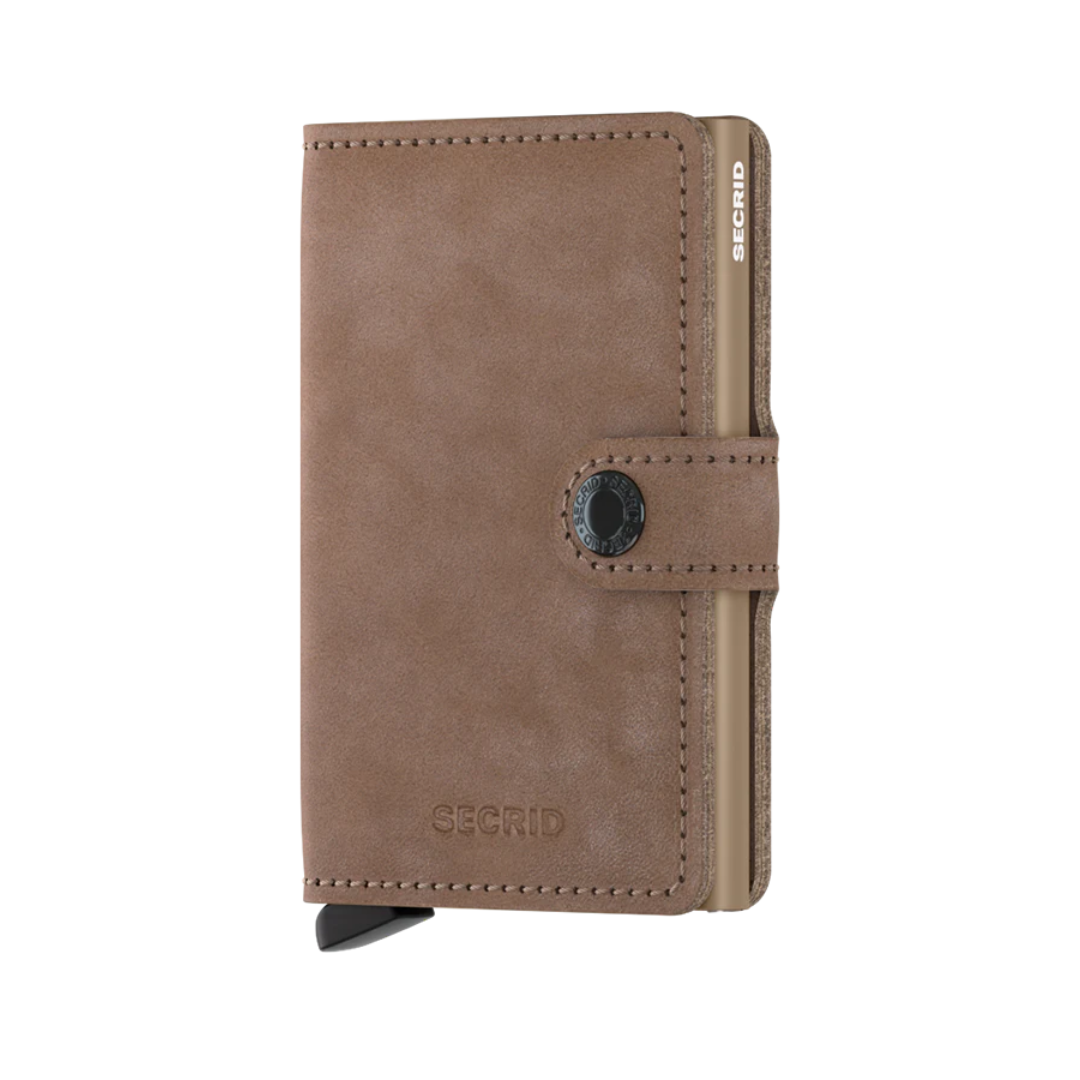 Secrid Miniwallet Vintage Taupe High Quality European Cowhide Leather Wallet - Buy Secrid Wallets in Canada - Best Gift Ideas for Family and Friends
