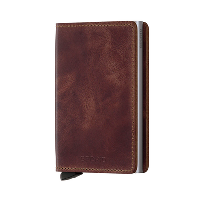 Secrid Slimwallet Vintage Brown High Quality European Cowhide Leather Wallet - Buy Secrid Wallets in Canada - Best Gift Ideas for Family and Friends