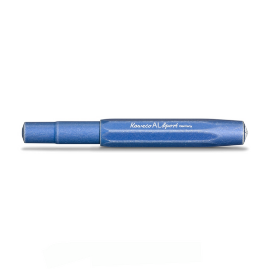 Kaweco - AL SPORT Fountain Pen - Stonewashed Blue - Free Shipping to US and Canada - Buchan's Kerrisdale Stationery