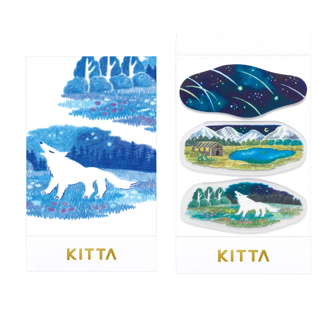 KITTA - CLEAR STICKY NOTE - NIGHTSKY - Free shipping to US and Canada - Vancouver Buchan's Kerrisdale Gift & Stationery Store