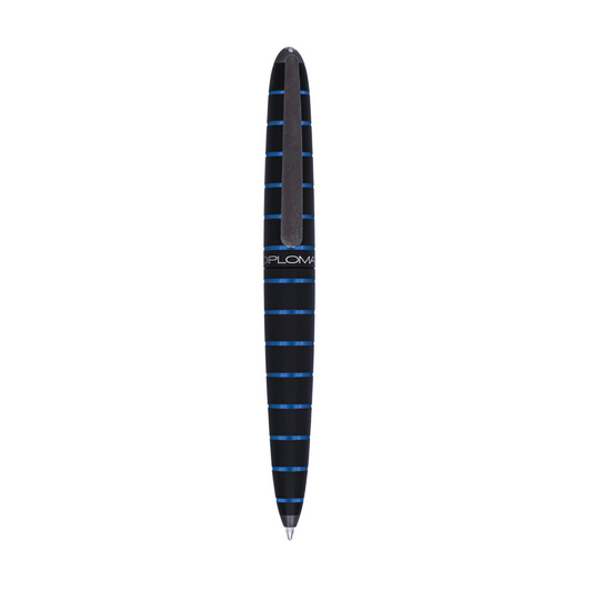 Diplomat - Elox Ballpoint Pen - Ring - Black and Blue