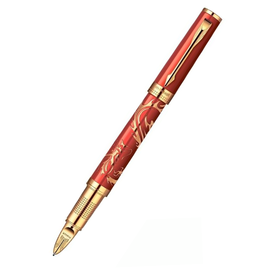 PARKER - Ingenuity 5th Technology Pen - Red Dragon (Regular) - Buchan's Kerrisdale Stationery - Free Shipping to Canada and US