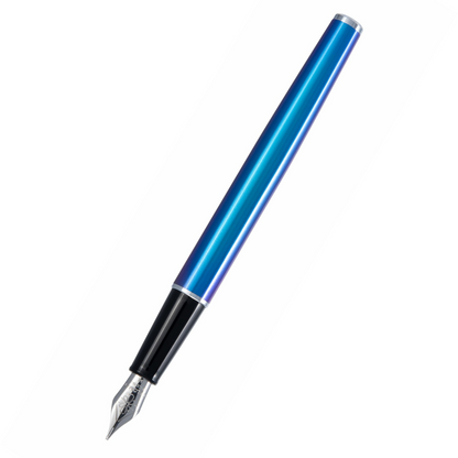 Diplomat - Traveller Fountain pen - Funky Blue - Christmas Graduation Retirement Gift Ideas for Friends Families Colleagues Coworkers - Free shipping to US and Canada - Vancouver Buchan's Kerrisdale Gift & Stationery Store