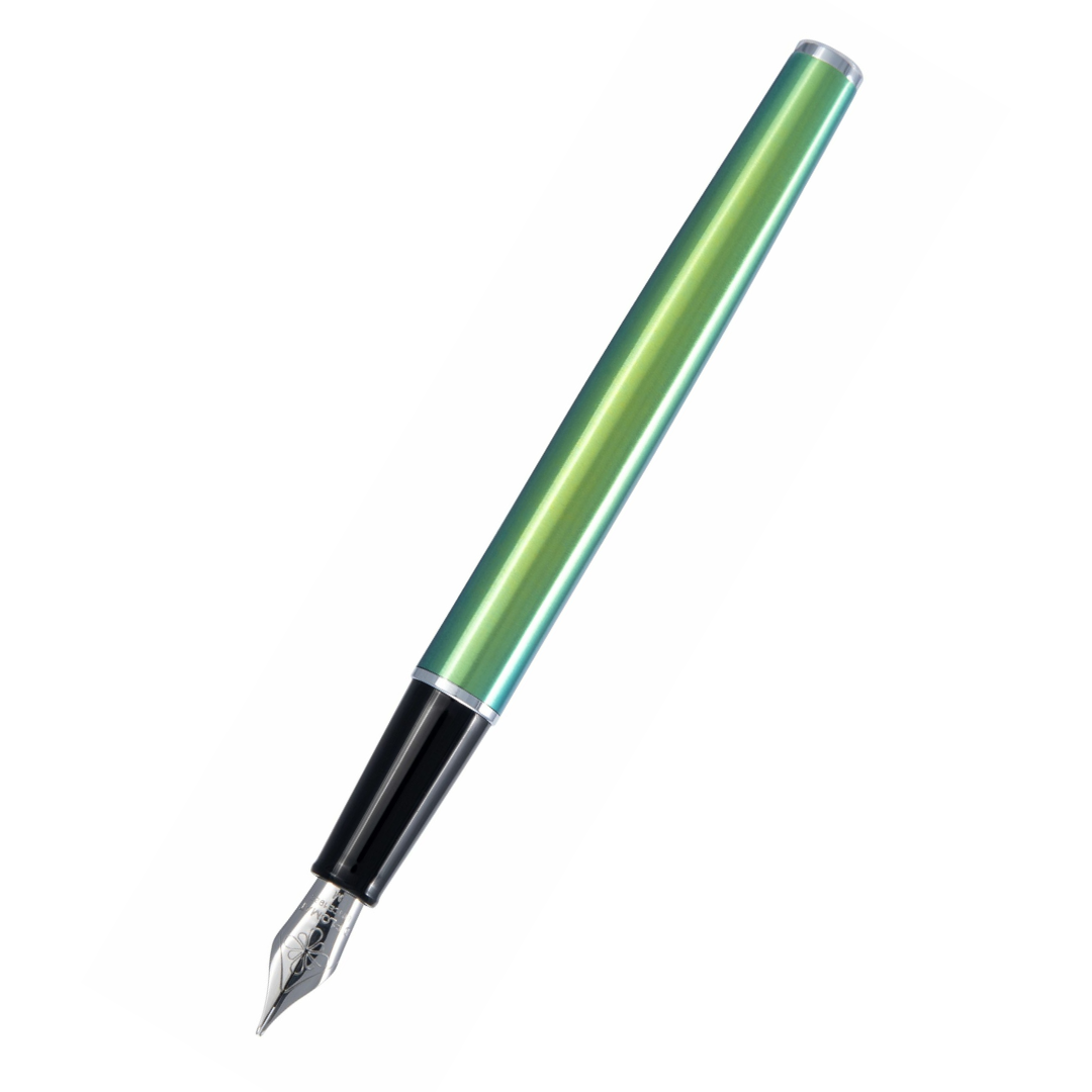 Diplomat - Traveller Fountain pen - Funky Green - Christmas Graduation Retirement Gift Ideas for Friends Families Colleagues Coworkers - Free shipping to US and Canada - Vancouver Buchan's Kerrisdale Gift & Stationery Store