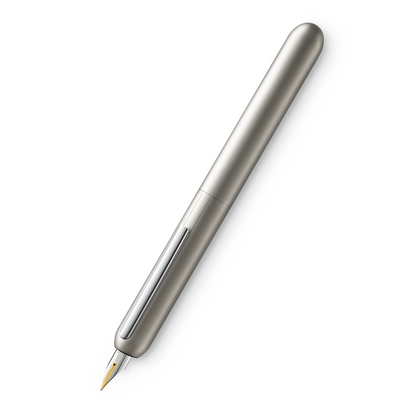 LAMY - Dialog 3 Capless Fountain Pen 14k Gold Nib - Palladium Titanium - - Free shipping to US and Canada - Vancouver Buchan's Kerrisdale Gift & Stationery Store