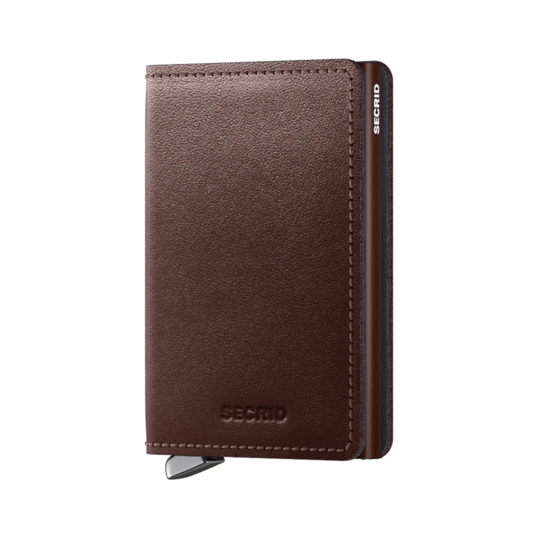 Secrid Premium Slimwallet Dusk Dark Brown High Quality European Cowhide Leather Wallet - Buy Secrid Wallets in Canada - Best Gift Ideas for Family and Friends